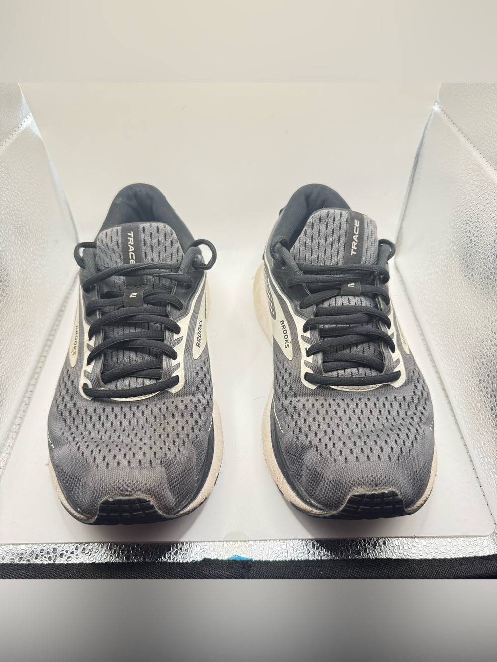 Brooks Women's Running Sneakers in Black and Gray